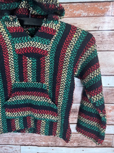 Baha Joe Drug Rug Hoodie Rasta Poncho 