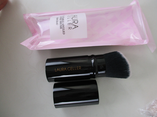 Laura Geller Blush al Forno-n-Brighten Tropic Hues Blush + Pennello Kabuki 2 pz. Lotto - Foto 3 di 9