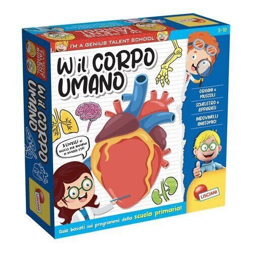 Gioco educativo Lisciani 100538 I'M A GENIUS W il Corpo Umano