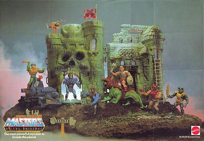 He-Man And The Masters Of The Universe Mattel Toys Display POSTER MOTU