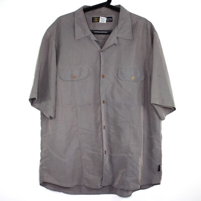 Vintage Billabong Mens XL Open Loop Collar Camp Shirt K593