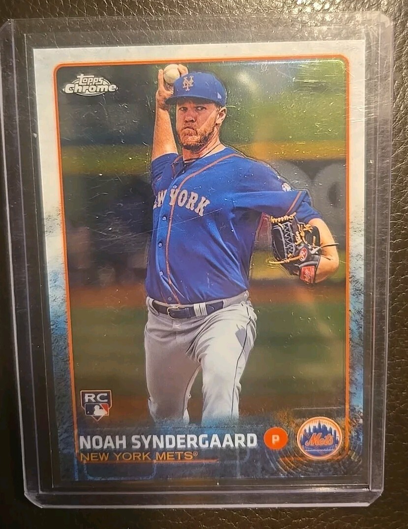 2015 Topps Chrome # 201 Noah Syndergaard Rookie RC New York Mets