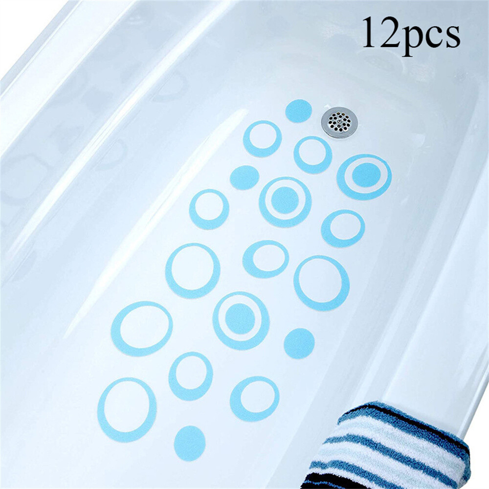 12 piezas pegatinas adhesivas antideslizantes para bañera ducha piscina barco escaleras