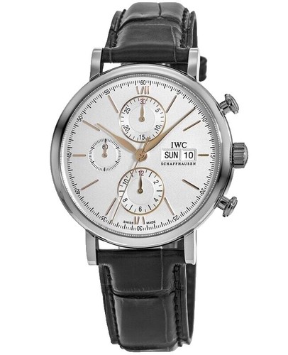 IWC SCHAFFHAUSEN Da Vinci IW373501 K18YG Chronograph Quartz  display picture 1