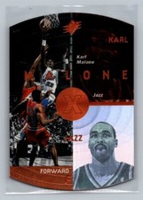 1997-98 SPx Bronze #44 Karl Malone HOF Utah Jazz Die-Cut Basketball Card