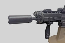 Airsoft 14mm CCW Barrel Extension, AEG, GBB, Black, Toy, Accessory, Tactical  