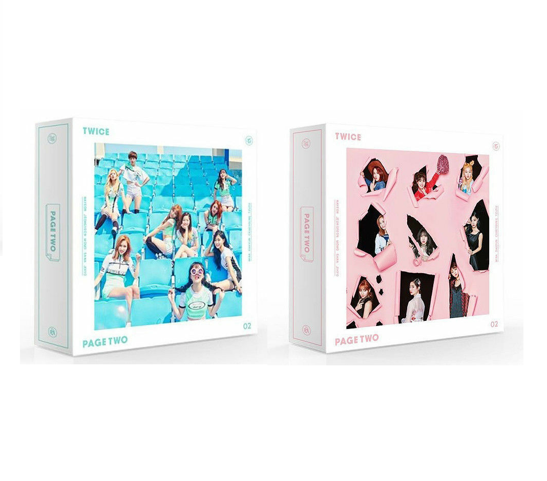TWICE CD page tow ・ late1 TWICE [PAGE TWO] 2nd Mini Album CD+PhotoBook+Garland+Cards+GIFT