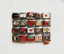 CITY GIRL Cool Girl Coquette style Italian Single 9mm Charm Links