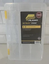Plano Prolatch 3600 Deep Stowaway Tackle Box Transparent Fits 3600 Series Bags