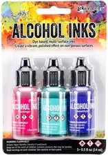 RGRTAK.52548 Beach Deco Tim Holtz Alcohol Ink Set