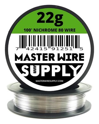 Nichrome 80-100' - 22 Gauge Wire - 100Ft - 0.65Mm - 0.025In - Made in USA -