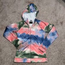 Burton Zip Front Jacket Snowboarding Multi Colored Sz Small
