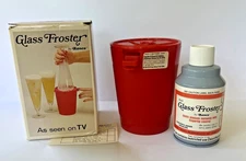1975 Vintage Glass Froster by Ronco Retro Collectible Barware NOS NEW USA Made