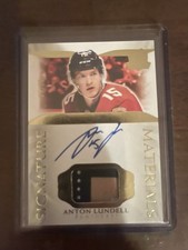 2021-22 Upper Deck The Cup Signature Materials RC Patch Anton Lundell /99 #SP-LU
