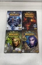 PC World Of Warcraft Video Game Box Sets Assorted 4pc Lot