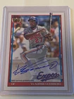 Vladimir Guerrero 2026 Topps Series 1  Topps 1991  On Card Auto #91A-VG Expos