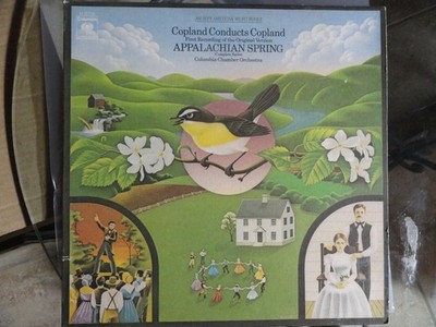 VINYL RECORD LP B COPLAND APPALACHIAN SPRING #2 COLUMBIA CHAMBER ORCH. M-32736