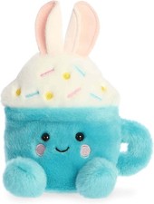 Aurora Adorable Palm Pals Plush - Lopi Bunny Latte, 5"
