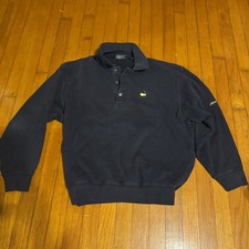 Masters Vintage 3 Button Navy Sweater GUC Medium