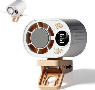 New Upgraded Car Clip on Air Conditioner Fan, Portable Air Conditioners for Cars