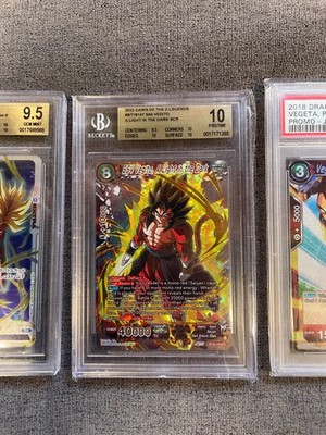 Dragon Ball Super Card Game SS4 Vegito 'A Light in the Dark' Secret bgs 10