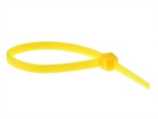 11.8", 50 lb. Yellow Cable Ties - pack of 100 