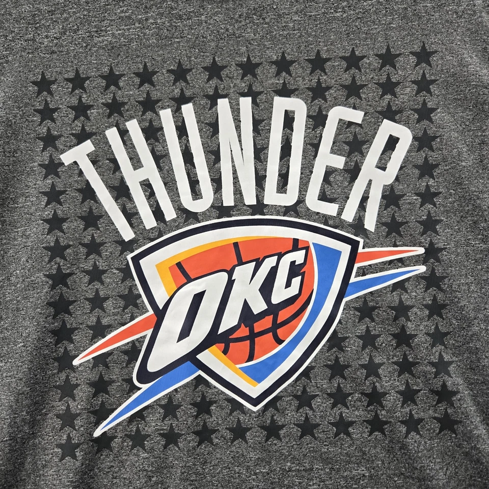 Camisa Oklahoma City Thunder Hombre X-LARGE Gris Russell Westbrook Foto 3 de 4