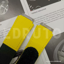Replacement Large Band Yellow Hybrid Watch Strap For Richard Mille RM010 RM029