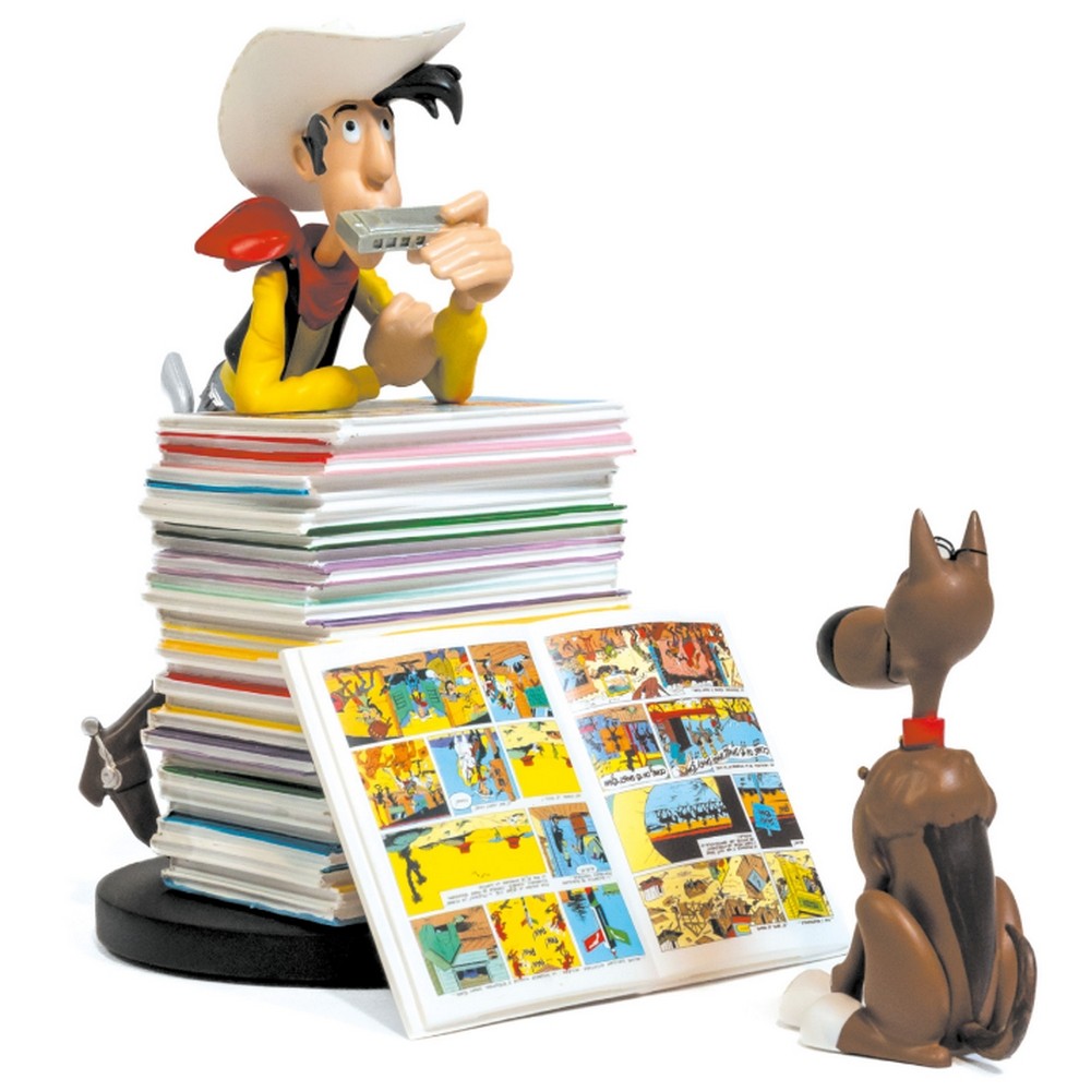 Statuette Lucky Luke Plastoy 2022 pour compléter sa collection de BD franco-belge