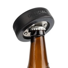 Hockey Puck Bottle Opener | Made from Real Puck | Great Ice Hockey Gifts for ...