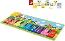 FOKI Floor Piano Mat for Toddlers, Sensory Educational Dancing Musical...