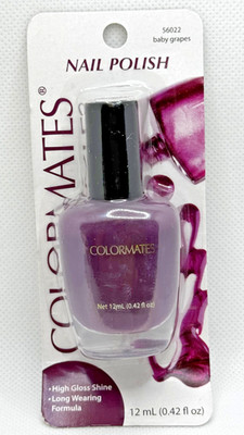 Colormates Nail Polish Baby Grapes #56022 High Gloss Long Lasting 0.42 oz Purple