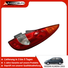 🇩🇪 RECHTE HINTEN LICHT ➤ NISSAN ALMERA TINO MONOSP. Phase 1 2000-2003