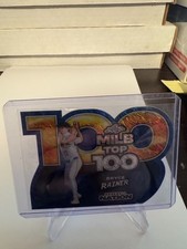 Bryce Rainer 2025 Leaf Baseball Nation MiLB Top 100 Blue Shimmer 1/7 RC Tigers