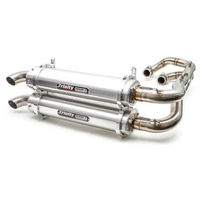 Trinity Dual Exhaust System Stainless Steel #TR-4153D-SS Polaris