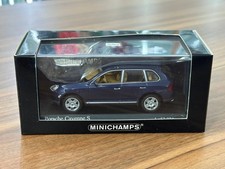 Porsche Cayenne S 2002 Minichamps 1/43 Diecast [Blue Metallic]