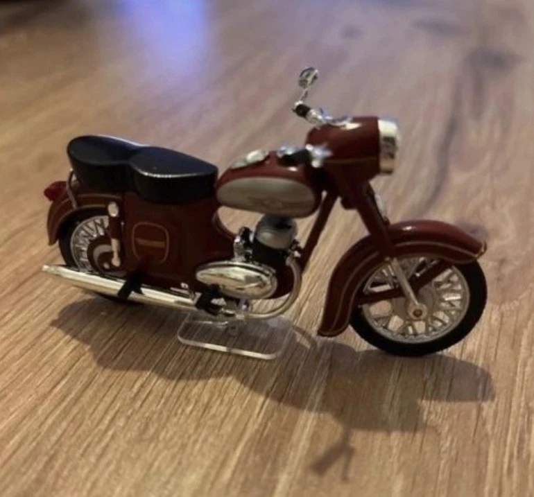 Jawa 354 Motorrad 1:24  Modellmotorrad Neu mit OVP - Bild 2 von 4