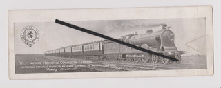 BOOK MARK RAILWAY L & NW & CALEDONIAN WEST COAST MORNING CORRIDOR EXPRESS