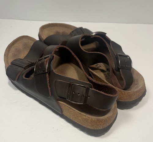 Birkenstock Betula Sandalen Leder L 11/M 9,5 braun Fersenriemen gebraucht, in einwandfreiem Zustand - Bild 2 von 5