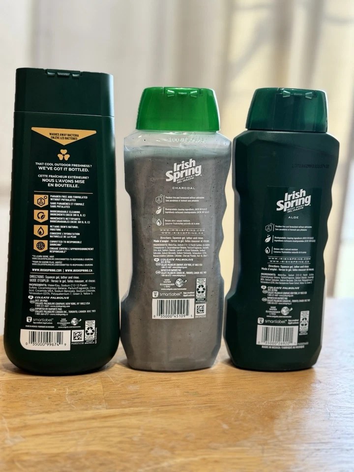Irish Spring Men’s Body Wash 3 Different Types Pack of 3 - Image 2 of 2