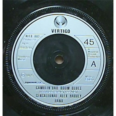SENSATIONAL ALEX HARVEY BAND GAMBLIN BAR ROOM BLUES 7'' 1975 WITH SHAKE THAT THIN