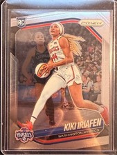 Kiki Iriafen 2025 Panini Prizm WNBA RC Rookie Base #72 WASHINGTON MYSTICS 2