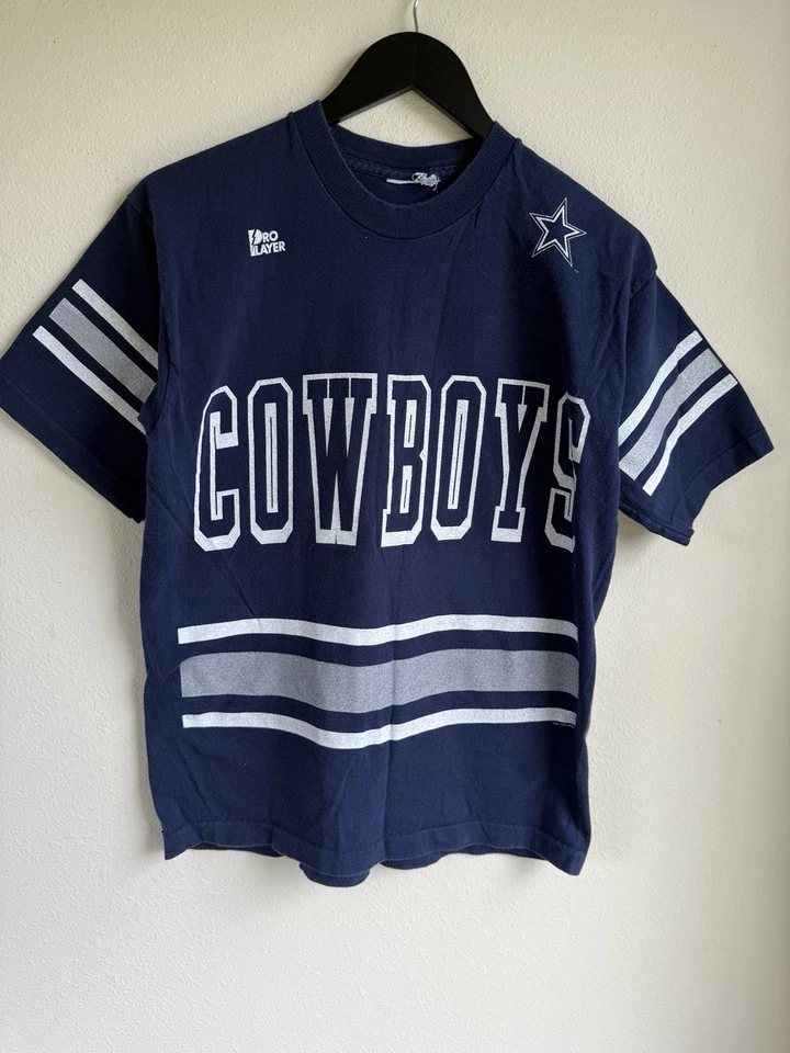 Camiseta De Colección Jugador Profesional Para Hombre Dallas Cowboys Talla Mediana Azul Marino Deion Sanders 1996 Foto 2 de 4