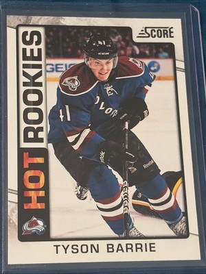Tyson Barrie Rookie 2012-13 Score Gold Rush #505 Colorado Avalanche