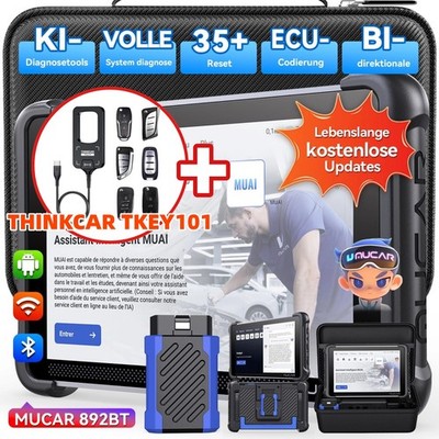 2026 MUCAR 892BT KFZ OBD2 Diagnosegerät Bi-direktionale IMMO Key Programming NEW