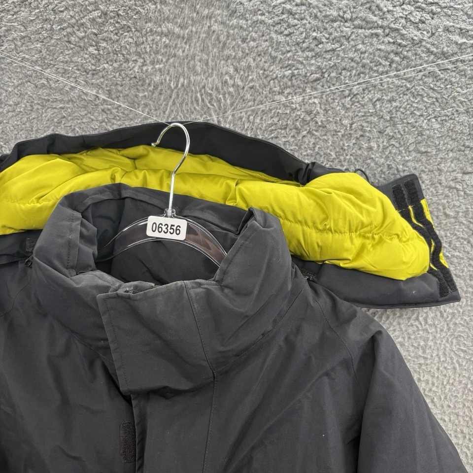 Chaqueta Marmot Mammoth Gore Tex Para Hombre Mediana Plumón de Ganso Parka Con Capucha Negra Adulto M Foto 2 de 4