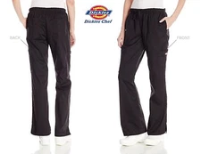 Dickies Chef Cargo Pocket WOMEN Pant Elastic Waist Chef Work XS-5XL DC219