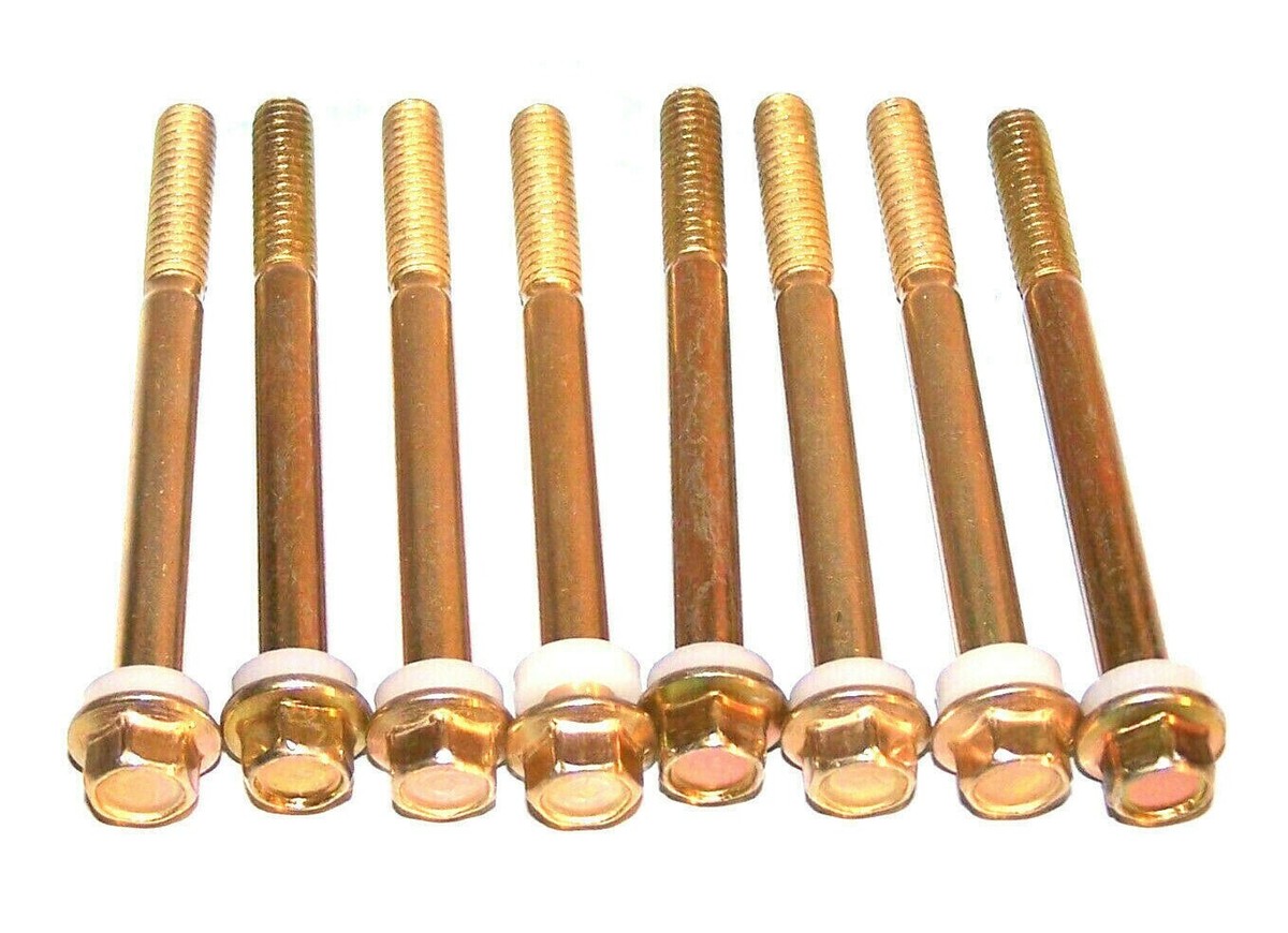 HOLLEY CARBURETOR FUEL BOWL SCREWS W/ GASKETS 1 7/8" SHORT 2.5 - Foto 9