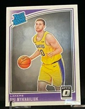 2018-19 Donruss Optic Rated Rookie #193 Svi Mykhailiuk Los Angeles Lakers