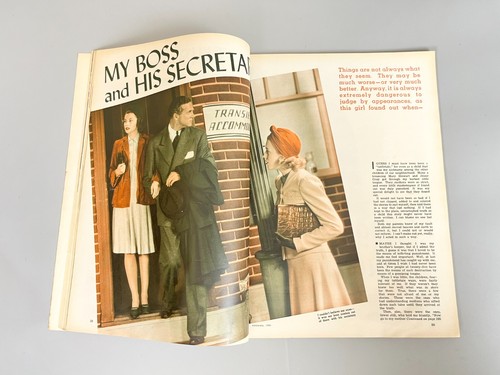 True Story Magazine Nov 1940 Old Hollywood Vintage 1940s Womens Pulp Fiction - Picture 12 of 14